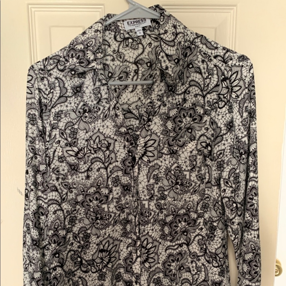 Express Slim Fit Portofino Shirt